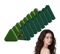 Sapone per capelli alle foglie di cipresso Nature Triangle Shampoo Bar - Shampoo e balsamo solidi per donne e uomini, sapone per capelli alle erbe per volumizzare e controllare il sebo (8 pezzi)