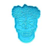 Sapone per la pulizia in ghisa epossidica stampo per bricolage da donna cranio cristallo agata tazza tazza cuscino ciotola in resina fusione gioielli piastra di posizionamento strumenti di