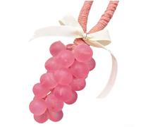 Sapone per le mani a forma di uva artificiale, per bar profumato alla frutta decorativa effetto cristallo, decorazione unica per il bagno, saponetta artigianale fatta a mano con design a uva viola (2)