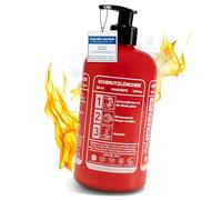 Sapone per le mani Accentra DIRT EXTINGUISHER in flacone stile estintore, sapone per le mani da 500 ml in dispenser a pompa, sapone liquido, fragranza Musk