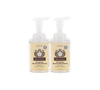 Sapone per mani in schiuma a base di erbe della moon valle non profumata da due pacchetti vegani