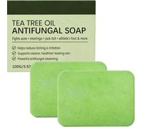 Sapone per olio dell'albero del tè per corpo e piedi, pulizia profonda dei piedi con controllo degli odori, sapone per il corpo contro la pelle sporca e la pelle grassa, sapone rinfrescante per doccia