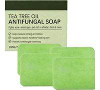 Sapone per olio dell'albero del tè per corpo e piedi, pulizia profonda dei piedi con controllo degli odori, sapone per il corpo contro la pelle sporca e la pelle grassa, sapone rinfrescante per doccia