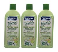 Sapone per Stoviglie e per Lavare le Mani, Perfetto per Biberon e Stoviglie dei Bambini, 500ml (3 Unità)