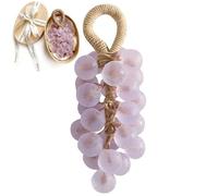 Sapone profumato all'uva, sapone fatto a mano con grappoli d'uva in cristallo, sapone detergente delicato, fragranza di lunga durata (Morado)