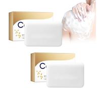 Sapone Sbiancante al Latte al Collagene - Detergente Esfoliante e Illuminante con Sapone per la Riparazione della Pelle alle Proteine della Seta, Formula Naturale per Sbiancare la Pelle