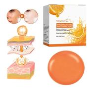 Sapone sbiancante alla vitamina C, sapone per la pulizia profonda della pelle, riduce e previene la formazione di acne per tutti i tipi di pelle (1)