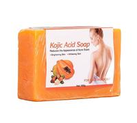 Sapone Schiarente per la Pelle Scuro, Inibizione della Melanina Sapone all'acido Kojico Che Elimina le Macchie Nere, Anti-prurito, Sbiancamento della Pelle, Facile da