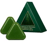 Sapone shampoo all'erba di Usman detergente profondo, shampoo solido per la salute del cuoio capelluto, sapone shampoo solido Nature Triangle per la crescita dei capelli, adatto a tutti i tipi di cape