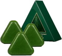 Sapone shampoo all'erba di Usman detergente profondo, shampoo solido per la salute del cuoio capelluto, sapone shampoo solido Nature Triangle per la crescita dei capelli, adatto a tutti i tipi di cape