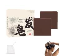 Sapone Shampoo Solido al Polygonum, Sapone Shampoo al Polygonum a Base Vegetale, Sapone Detergente per Capelli e Viso, Delicato su Capelli e Cuoio Capelluto, Adatto a Tutti i Tipi di Capelli