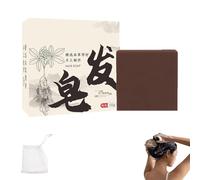 Sapone Shampoo Solido al Polygonum, Sapone Shampoo al Polygonum a Base Vegetale, Sapone Detergente per Capelli e Viso, Delicato su Capelli e Cuoio Capelluto, Adatto a Tutti i Tipi di Capelli