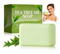 Sapone-Solido al Tea Tree - Saponetta Detergente e Purificante - per Pelli Sensibili e Grasse