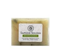 Sapone Solido all’Olio Extravergine di Oliva - Sapone Naturale Idratante e Delicato - Detergente per Mani, Viso e Corpo - Con Olio EVO - Prodotto in Italia