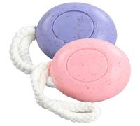 Sapone su corda 2 pezzi fragranza naturale 150G sapone per il viso idratante controllo dell'olio per le mani bagno esfoliante per uomo donna