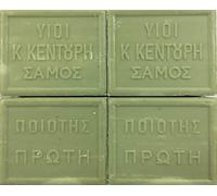 Sapone tradizionale greco all'olio d'oliva puro dell'isola di Samos 8 x 110...