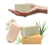 Sapone vegetale MAYJAM - Sapone botanico - per pelle grassa (3 x 100 g) Oli essenziali citronella & tea tree & camomilla romana - pezzo di sapone - per viso e corpo