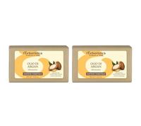 Sapone vegetale viso e corpo con olio di argan biologico, azione idratante e antietà. 98% di origine naturale, 100 g (2 Saponette)