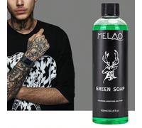 Sapone verde MELAO, specificamente per la cura post-tatuaggio, detergente sapone verde ABS