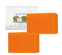 Saponetta al cachi per il corpo, sapone al cachi con controllo degli odori, estratto giapponese, bagno deodorante per donna (2pcs)