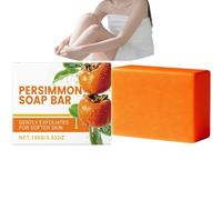 Saponetta al cachi, Sapone per il corpo e il viso per la pulizia profonda, Esfoliante e idratante, Rimozione degli odori, Odore per anziani, Deodorante, Profumo fresco di lunga durata (1PCS)