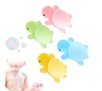 Saponetta all'olio essenziale fatta a mano Little Turtle, 4/8 pezzi Saponetta idratante mini tartaruga carina per bambini, sapone da bagno detergente per mani e viso (4pcs)