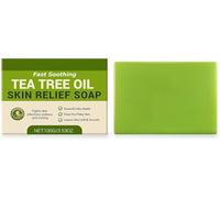 Saponetta antimicotica con olio di tea tree, sapone detergente alle erbe, saponetta naturale per i piedi d'atleta, detergente quotidiano rinfrescante e antiodore