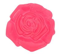 Saponetta artigianale a forma di rosa rosa 100 g per viso e bagno | Detersione delicata, idratante e nutriente, uso versatile, profumo floreale, sapone in saponetta