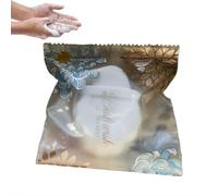 Saponetta di Natale, a forma di omino di pan di zenzero, fiocco di neve, decorazione natalizia fatta a mano, per gli ospiti, per le feste, per baby shower, addio al nubilato