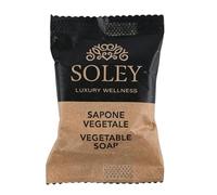 SAPONETTA EMOLLIENTE SOLEY AD ALTA CONCENTRAZIONE DI GLICERINA NATURALE - 1 cartone da 300 saponette da 15gr