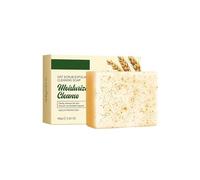 Saponetta esfoliante esfoliante per scrub all'avena - Detergente delicato e idratante per corpo e viso con farina d'avena naturale, barra fatta a mano da 100 g/3,52 oz per pelle liscia, esfoliazione