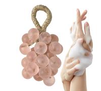 Saponetta fatta a mano, sapone profumato a forma di frutto d'uva e lavaggio a mano, cura nutriente con fragranza delicata per l'uso quotidiano di viso e mani, ideale per bagno, doccia, viaggi, casa, t