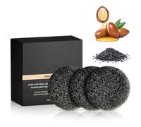 Saponetta Gray Hair Reverse, shampoo solido nero, per scurire capelli e barba, pulizia profonda e nutrimento del cuoio capelluto, per uomini e donne,3PCS