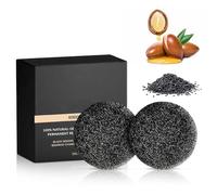 Saponetta Gray Hair Reverse, shampoo solido nero, per scurire capelli e barba, pulizia profonda e nutrimento del cuoio capelluto, per uomini e donne,2PCS