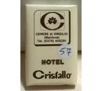 SAPONETTA HOTEL CRISTALLO -CERESE DI VIRGILIO- g. 14 RETTANGOLARE INCARTATA N.57