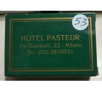 SAPONETTA HOTEL PASTEUR 3 STELLE MILANO - RETTANGOLARE g.14 IN SCATOLA N. 53