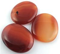 SAPONETTA in AGATA CORNIOLA Palmstone Carnelian Cristalloterapia Piastra Chakra