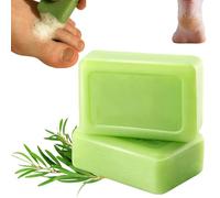 Saponetta lenitiva, sapone all'olio di melaleuca, routine naturale a base di erbe per i piedi, formula a base vegetale, controllo degli odori e pulizia quotidiana rinfrescante (2pcs)