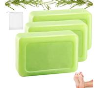 Saponetta Lenitiva, Sapone All'olio Di Melaleuca, Saponi Naturali Alle Erbe Per Piedi E Corpo, Formula A Base Vegetale, Pulizia Quotidiana Rinfrescante (3pcs)