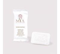 Saponetta monouso, 10 gr in pasta vegetale Confezione da 600 pezzi, Linea Cortesia Hotel Mya Collection prodotto naturale per hotel e B&B