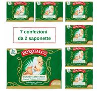 Saponetta Profumata Borotalco Originale 7 Confezioni da 2 Pezzi da 100 Grammi