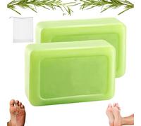Saponetta Relief, routine naturale a base di erbe per i piedi, saponi naturali per piedi e corpo, controllo degli odori e pulizia quotidiana rinfrescante (2pcs)