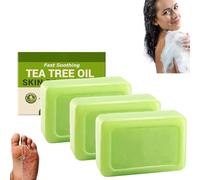 Saponetta Relief, Sapone All'olio Di Melaleuca, Routine Naturale A Base Di Erbe Per I Piedi, Idratante, Delicato Per Viso E Corpo, Per Uomini E Donne (3pcs)