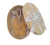 Saponette, Crystal Grape Soap on a Rope, Decorative Grape Shaped Soap, Natural Cold Process Bath Soaps Gift for Women & Men, Bathroom Decor, Holiday Present (Yellow)