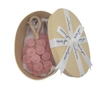 Saponette, Crystal Grape Soap on a Rope, Decorative Grape Shaped Soap, Natural Cold Process Bath Soaps Gift for Women & Men, Bathroom Decor, Holiday Present (Pink)