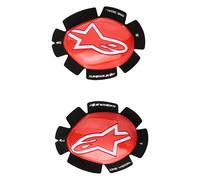 Saponette Ginocchia Alpinestars GP Plus Rosso/BiancoTaglia unica Rosso,Bianco
