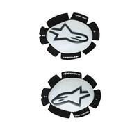 Saponette GP PLUS KNEE SLIDER Bianco ALPINESTARS - UN: UN