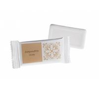 Saponette monouso hotel 100 pz 10 gr, linea cortesia Acanto per albergo e B&B, Mini saponetta corpo rettangolari imbustate singolaramente