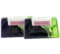 Saponi a forma di uva rossa, sapone naturale, profumato, vegano, gel doccia solido, per tutti i tipi di pelle, sapone per viso, corpo, capelli, 100 grammi