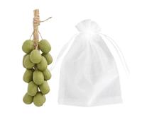 Saponi All'Uva Naturali Fatti A Mano, Sapone All'Uva Su Corda, Saponi A Grappolo D'Uva Per Viso E Corpo, Per L'Arredo Del Bagno E Regali Di Natale,Green